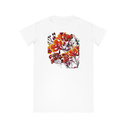 Lively Flower Spinner T-Shirt Dress