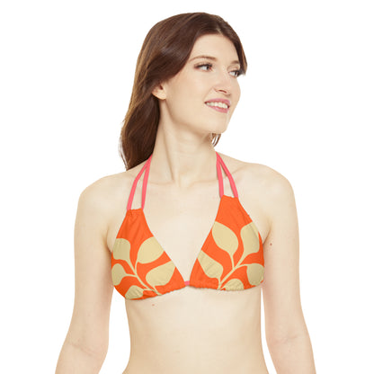 Orange Vintages Strappy Bikini Set Made with 4-way stretch Tricot (82% Microfiber, 18% Spandex), this strappy bikini set is the perfect companion to all summer escapades. With adjustable elastic straps for a perfect fit, this complete two-piece swimsuit to become an instant summer hit.   Shipping From USA To United States