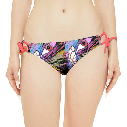 Eyes Strappy Bikini Set