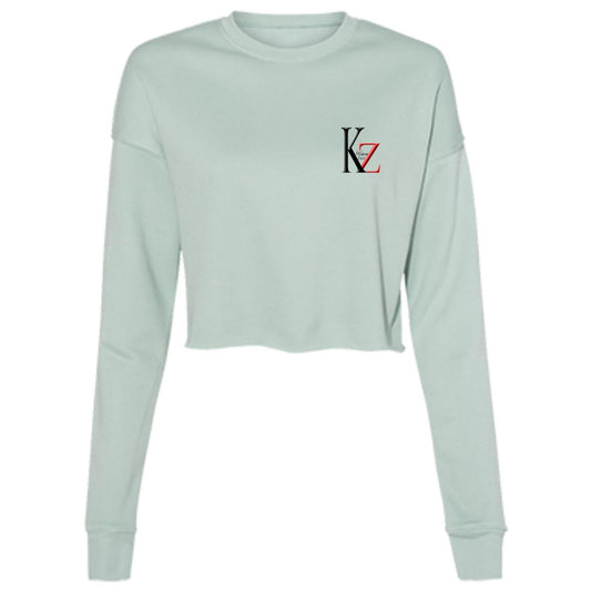 KZ Monograma Ladies' Cropped Fleece Crew