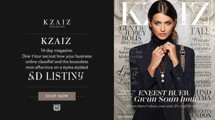 KZAIZ MAGAZINE 1⁄2 PAGE