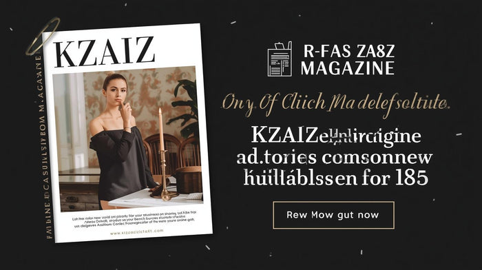 KZAIZ MAGAZINE 1⁄3 PAGE