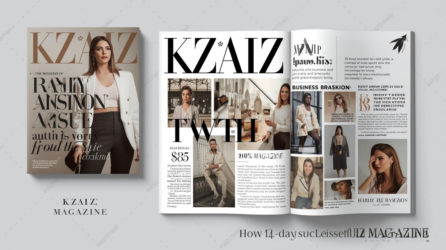 KZAIZ MAGAZINE CENTERFOLD (4-Pages)
