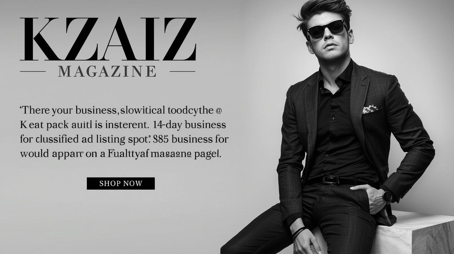 KZAIZ Magazine: 14-Day Online Classified Ad Listing