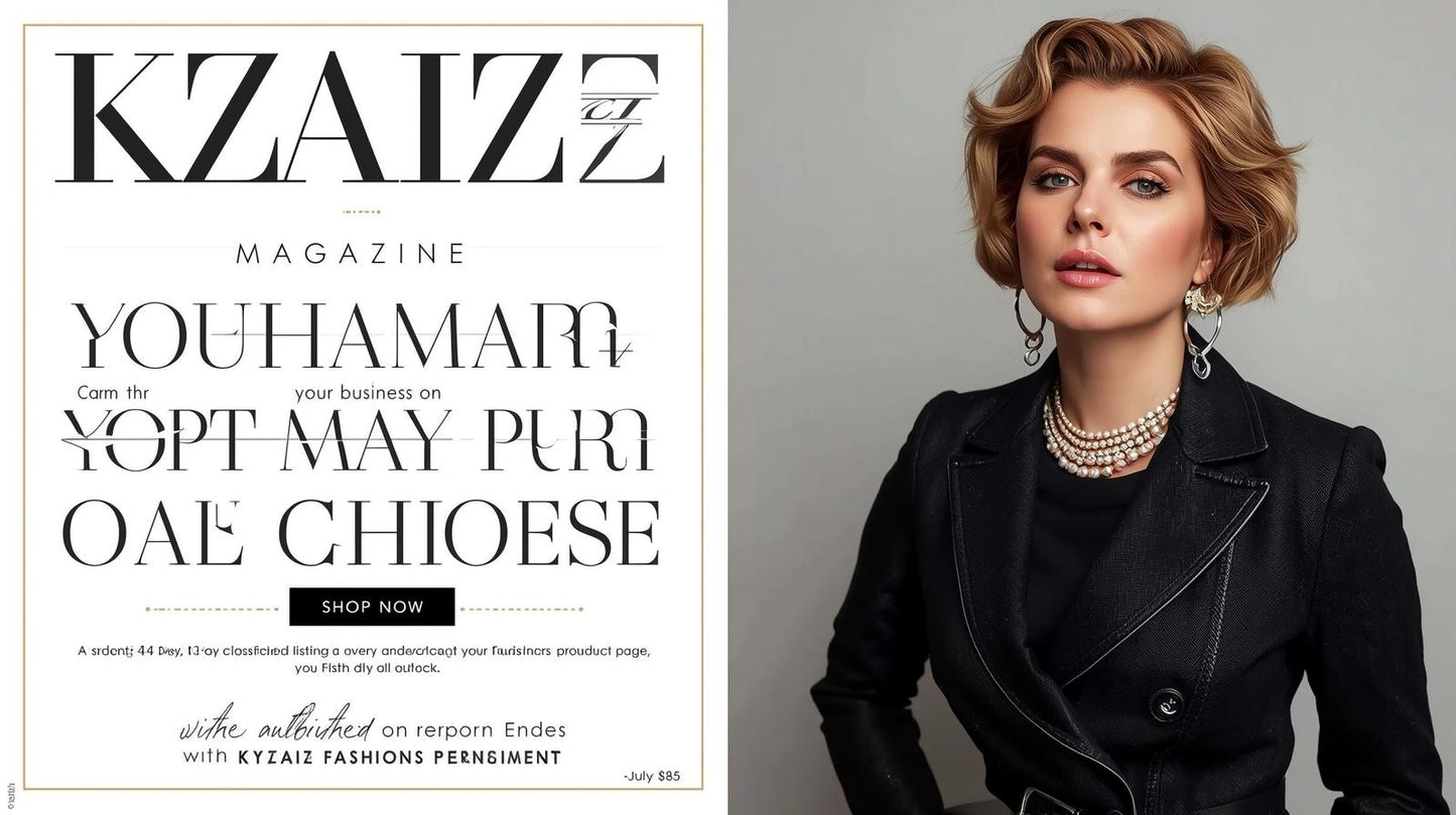 KZAIZ MAGAZINE 1⁄2 PAGE