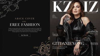 KZAIZ Magazine: The Premium Back Cover (Fourth Cover) Ad Spot