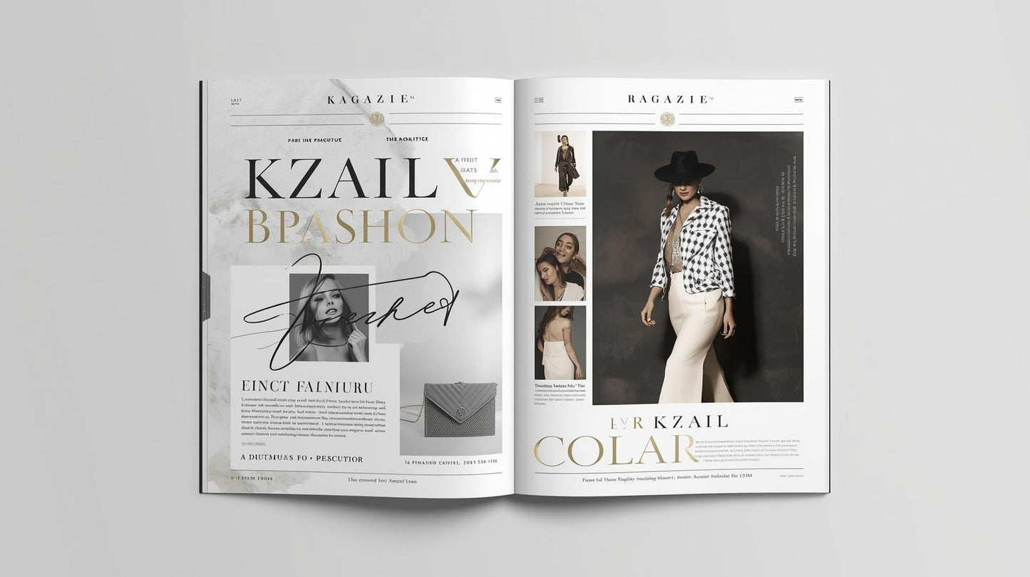 MAGAZINE ADVERTISING THREE PAGES