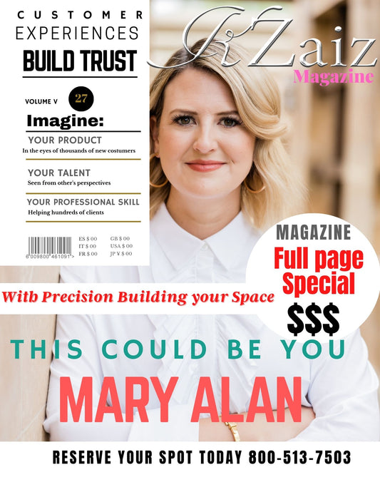 FULL PAGE MAGAZINE  ADVERTISING