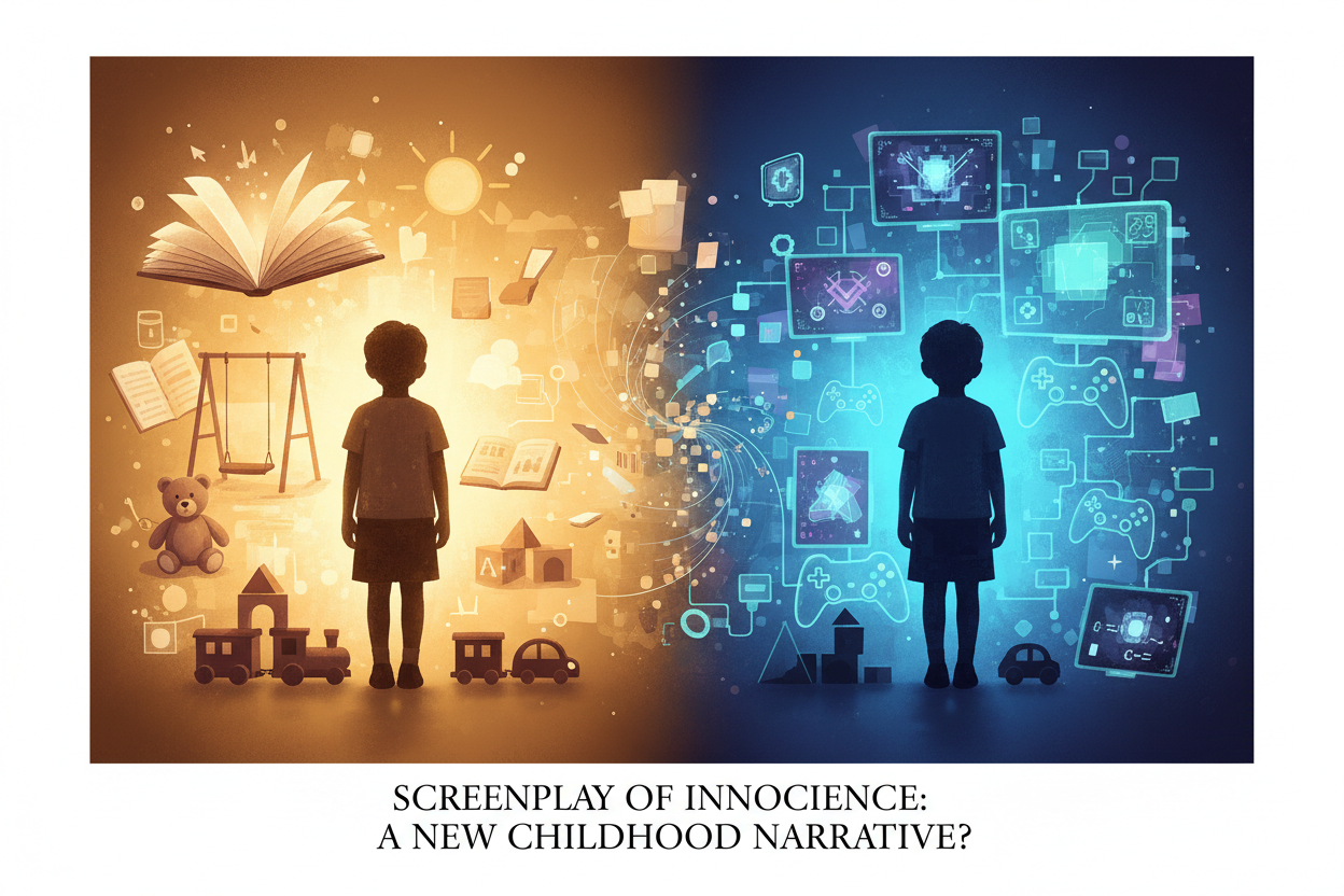 create a unique image that belong to me. about video game for my article about are video game killing kid innocence?