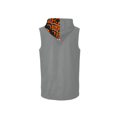 Kalent Zaiz Women's Full Zip Short Sleeveless Hoodie Casual Standard Polyester Ladies Hoodies (XS) / Designed by Kalent Zaiz