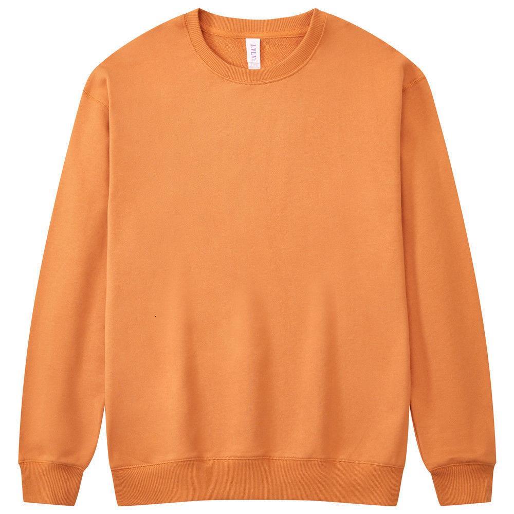 Spring and autumn oversize cotton Pullover round collar sweater for men and women