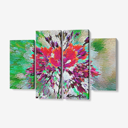 4 Piece Canvas Wall Art for Living Room - Framed Ready to Hang 4x12"x32 SIZE: The canvas panel size is 2x12"x32" and 2x12''x24'', total 4 Panels.  PERFECT CANVAS ART: good idea for home interior walls décor such as living room, bedroom, kitchen, bathroom, guest room, office and others.  EASY TO HANG: each panel of canvas prints already stretched on solid wooden frames, gallery wrapped, with hooks and accessories, ready to hang.