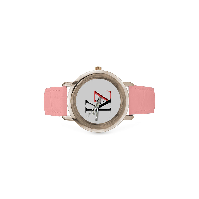 Rose Gold-plated Leather Strap Watch