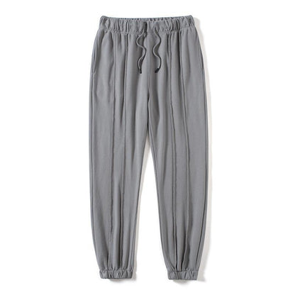 New autumn and winter deconstructed reverse line 360g Terry sweatpants high street sports casual