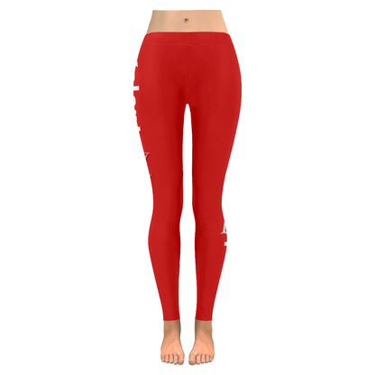 Kalent Zaiz Red Women's Legging