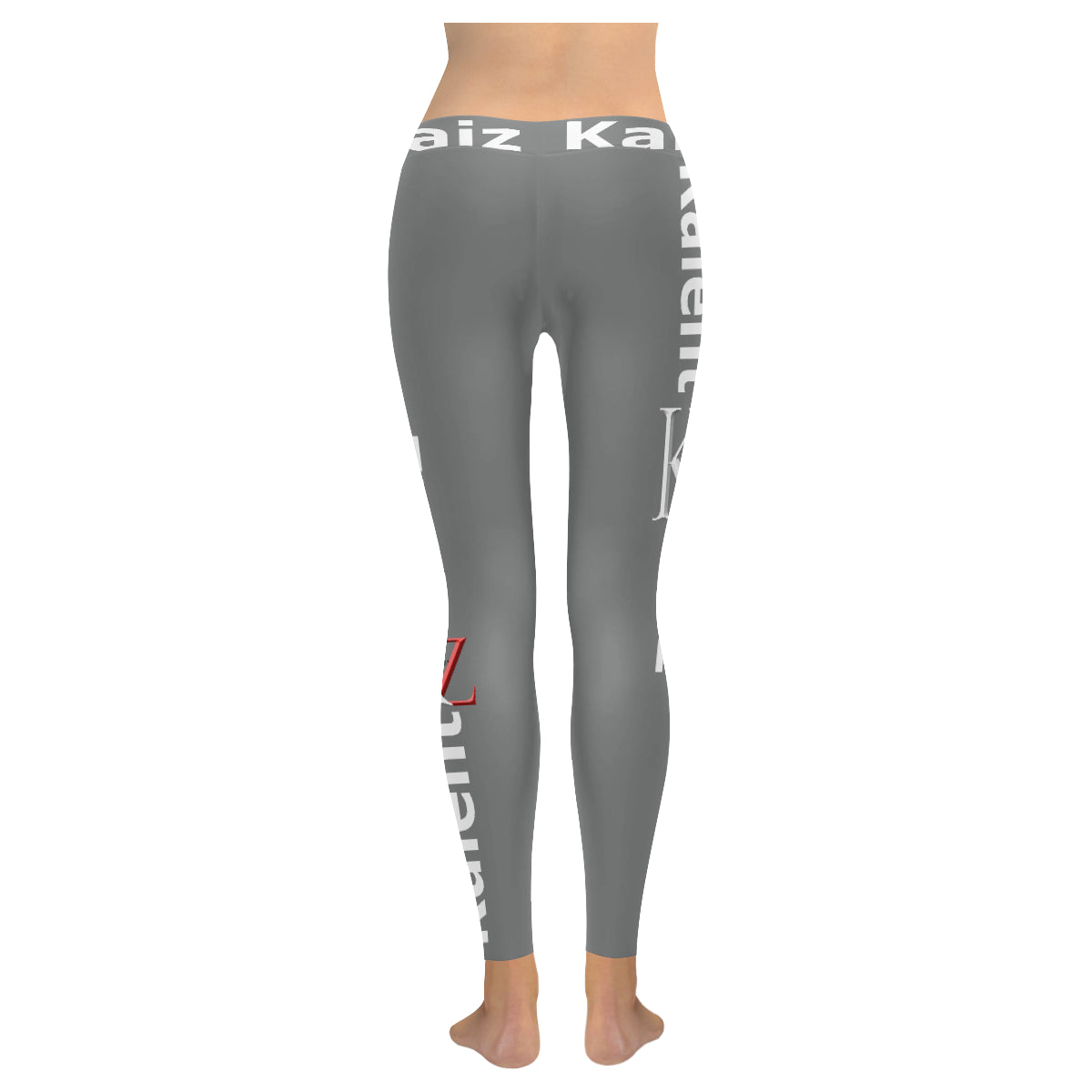 Kalent Zaiz Gray Women's Legging