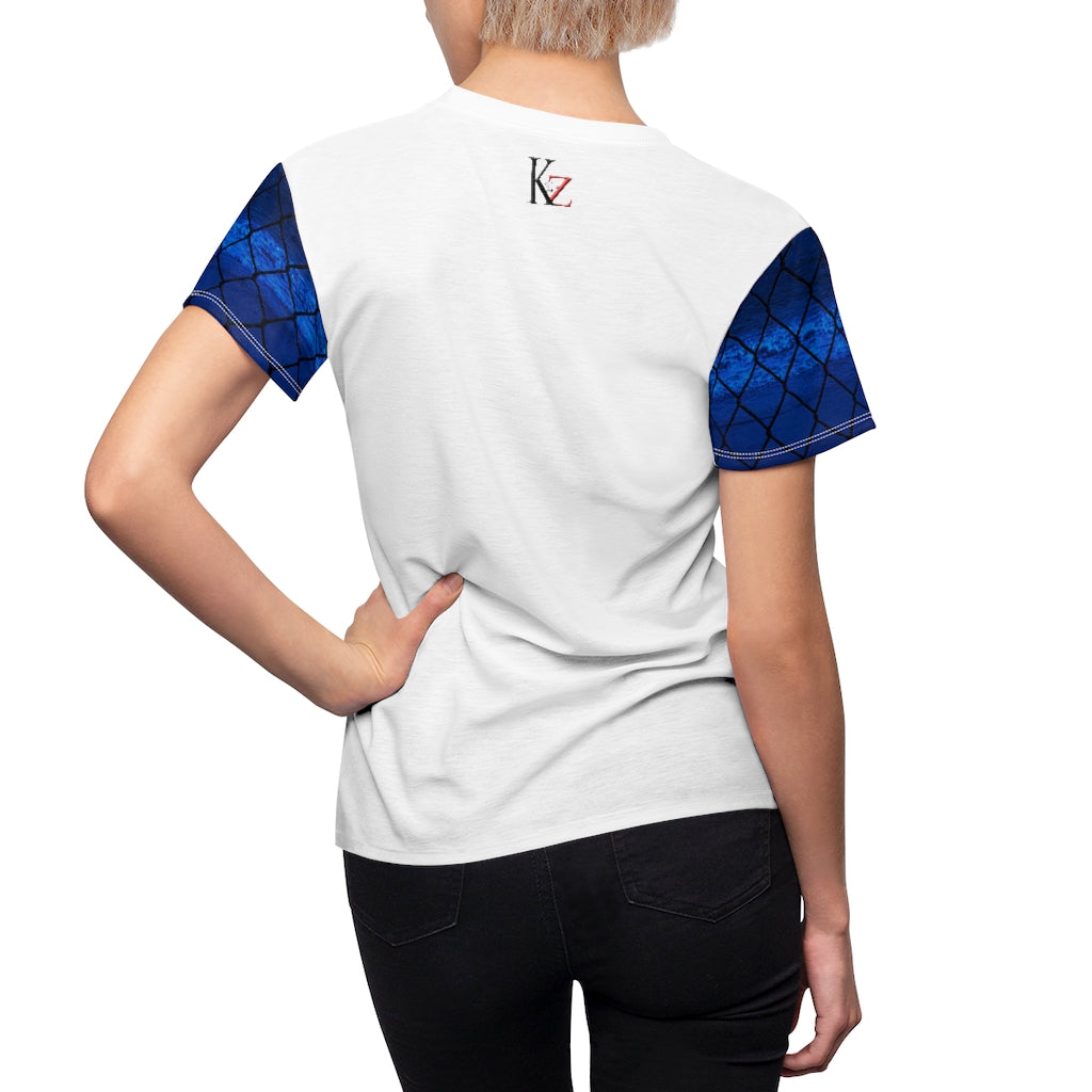 Women's Cut & Sew Tee By Kalent Zaiz This Tee is a Classic and Comfortable Choice, this high quality cut & sew Tee.