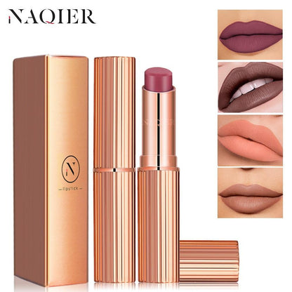 NAQIER 8 Colors Matte Lipstick Makeup maquiagem Waterproof Long-lasting utritious Liquid Velvet Nude lip stick Cosmetic