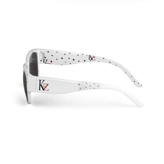 White Signature  Sunglasses By Kalent Zaiz