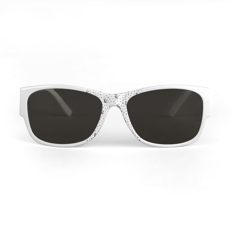 White Signature  Sunglasses By Kalent Zaiz