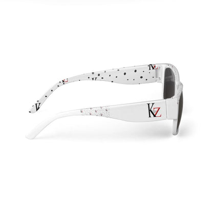White Signature  Sunglasses By Kalent Zaiz