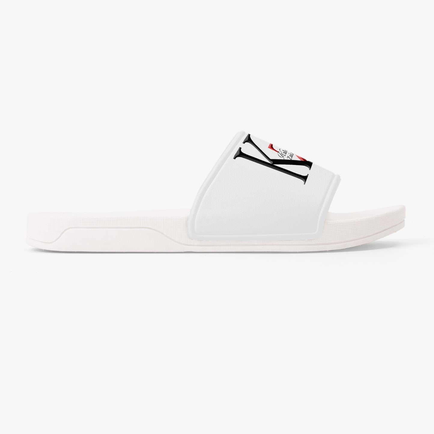 Kalent Zaiz Signature Casual  Sliders - White