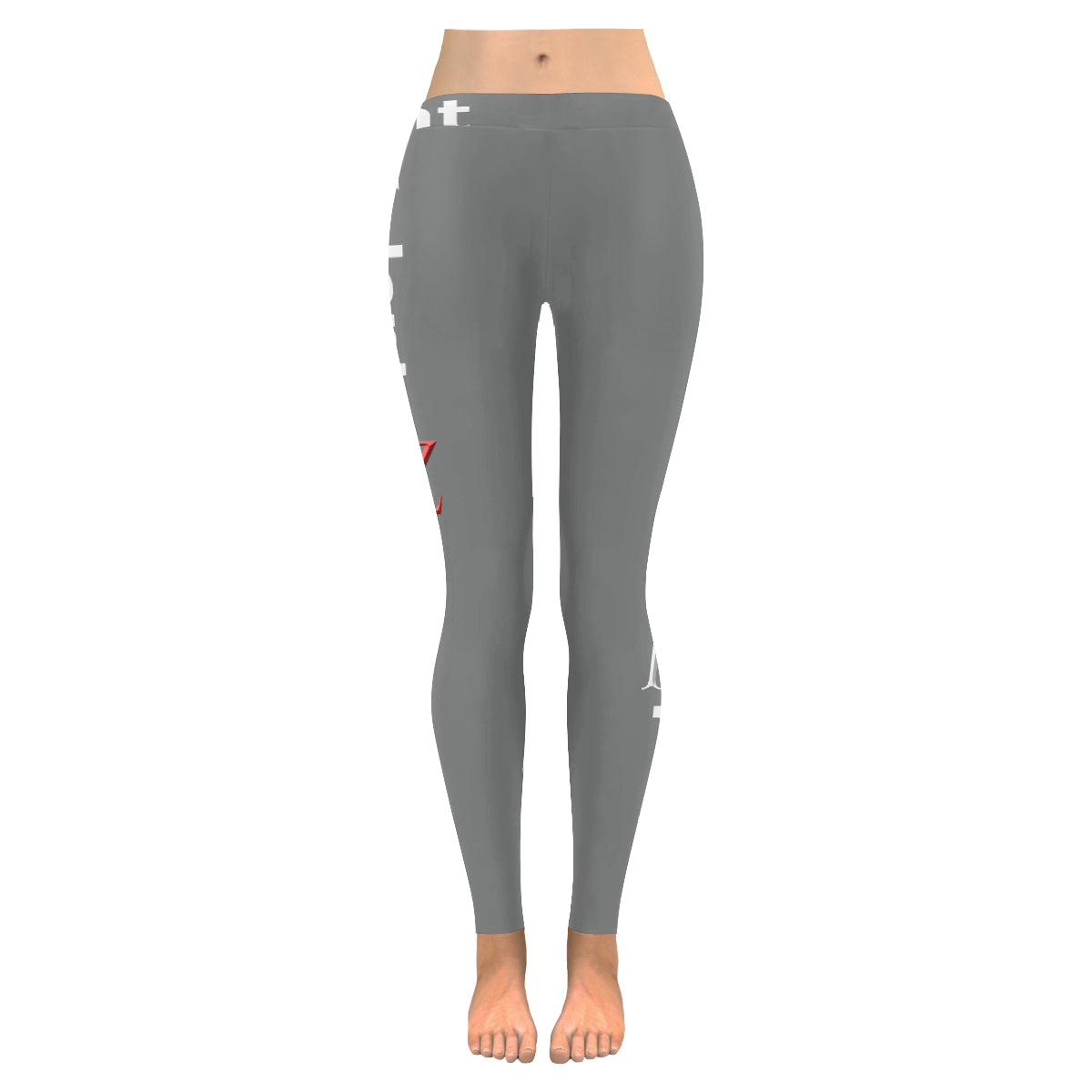 Kalent Zaiz Gray Women's Legging