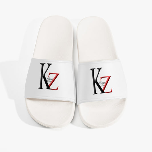 Kalent Zaiz Signature Casual  Sliders - White