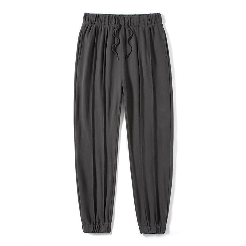 New autumn and winter deconstructed reverse line 360g Terry sweatpants high street sports casual