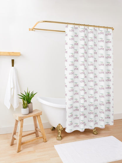 Curtain Shower L o v e 