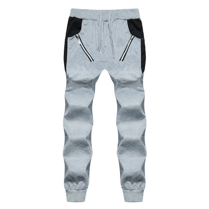 Men Casual Regular Low Waist Flat Joggers Full Length Sweatpants