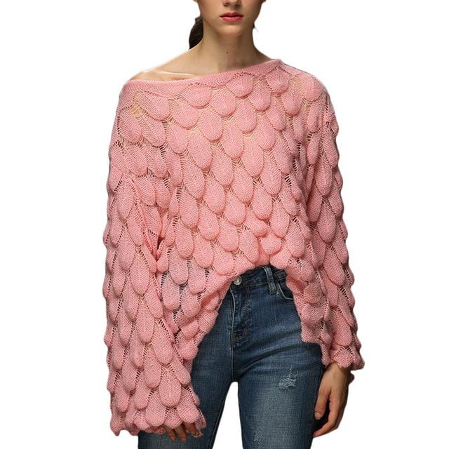 kalent zaiz  korean style casual crop sweater slim solid knitted 