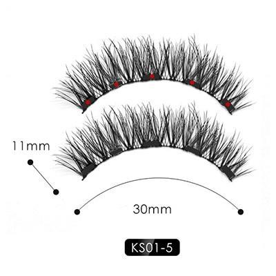 Magnetic Liquid Eyeliner & Magnetic False Eyelashes & Tweezer Set Waterproof Long Lasting Eyeliner False Eyelashes