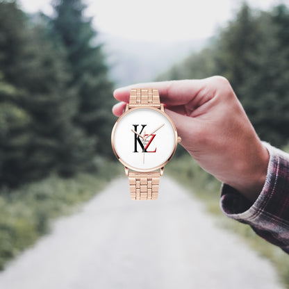 Kalent Zaiz Quartz Watch Golden Steel