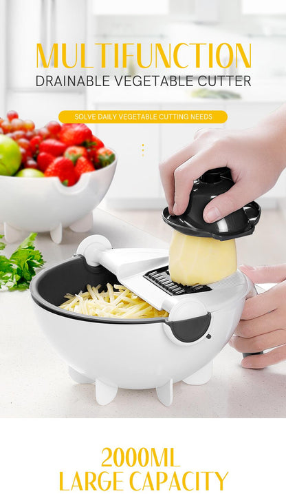 Cortador de verduras multifunción para el hogar, trituradora de patatas frita