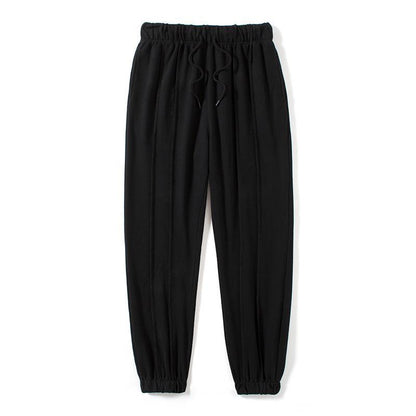 New autumn and winter deconstructed reverse line 360g Terry sweatpants high street sports casual