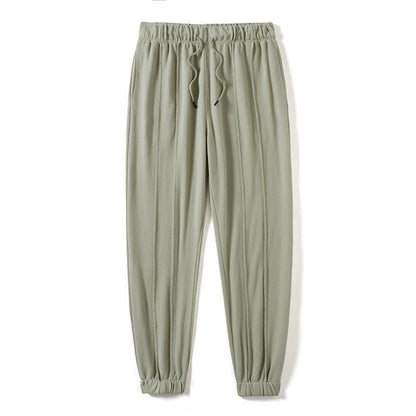 New autumn and winter deconstructed reverse line 360g Terry sweatpants high street sports casual