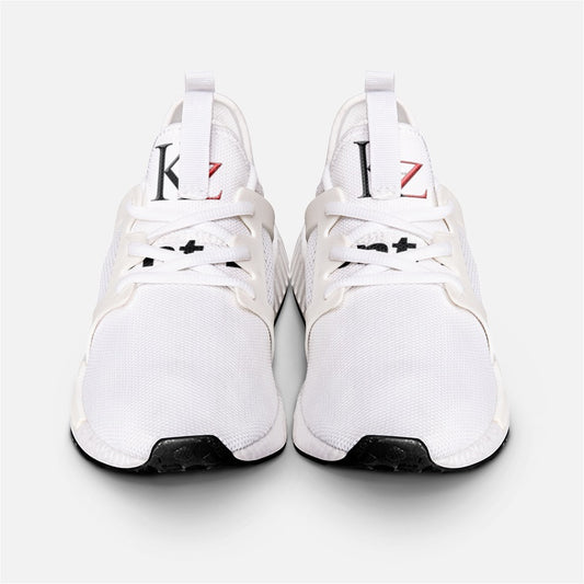 Kalent Zaiz Unisex Lightweight Sneaker Lightweight construction with breathable mesh fabric for maximum comfort and performance.  Lace-up closure for a snug fit.  Soft linen interior with arch support and removable insole pad.  High quality EVA sole for traction and