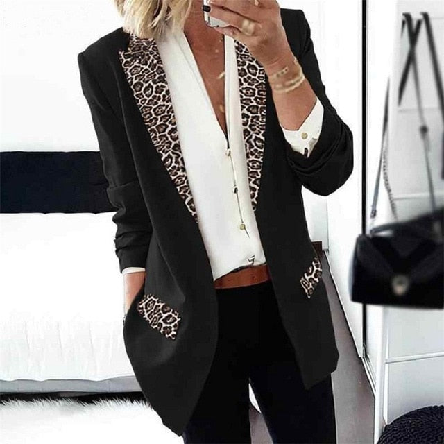 Women Elegant, Sexy Long Sleeve Solid Color Jacket